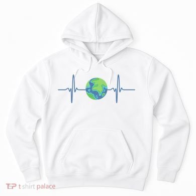 Earth Day Heartbeat Hoodie