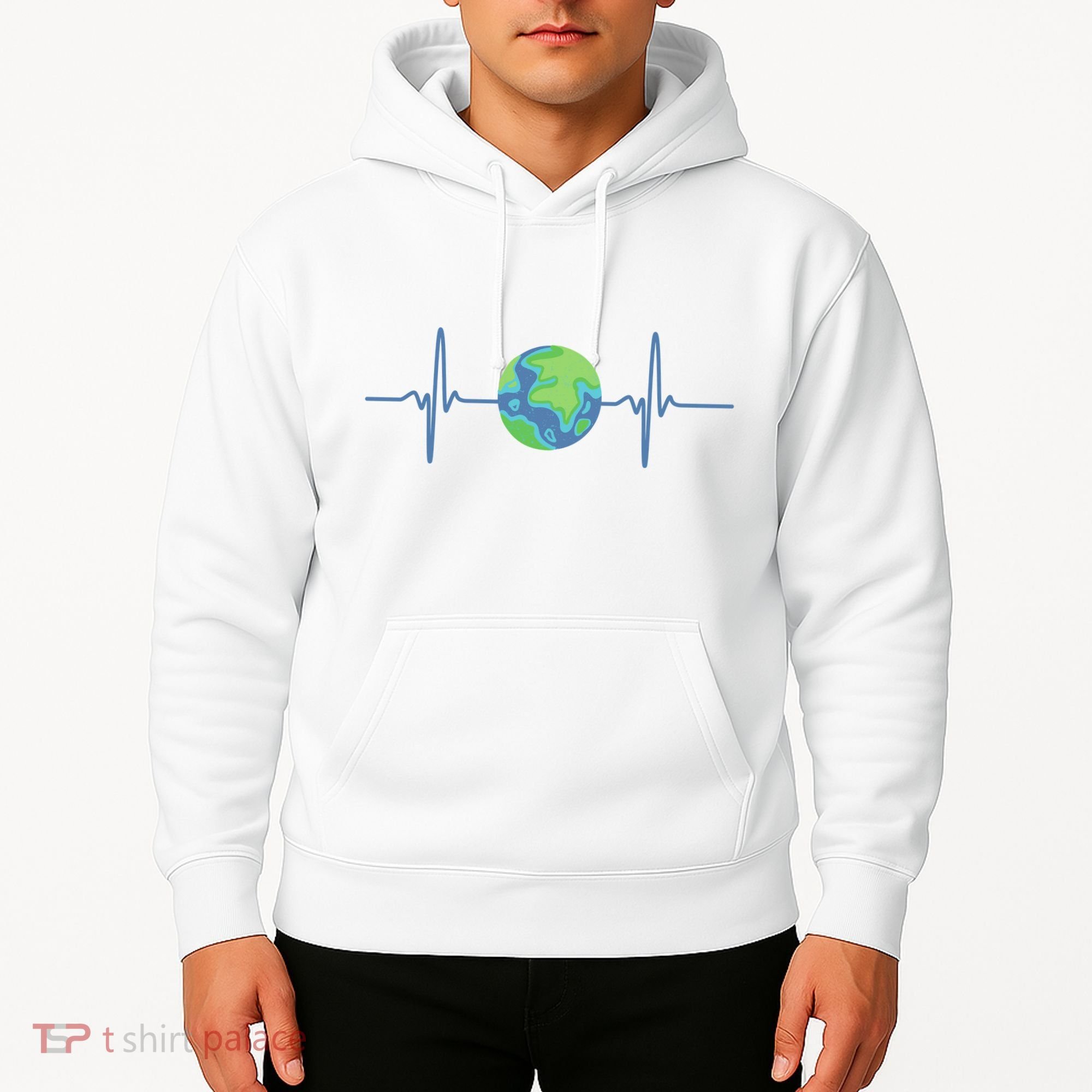 Earth Day Heartbeat Hoodie