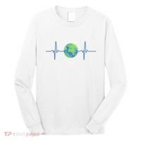 Earth Day Heartbeat Long Sleeve Shirt thumb 0
