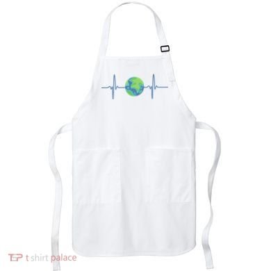Earth Day Heartbeat Apron