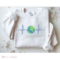 Earth Day Heartbeat Sweatshirt thumb 2