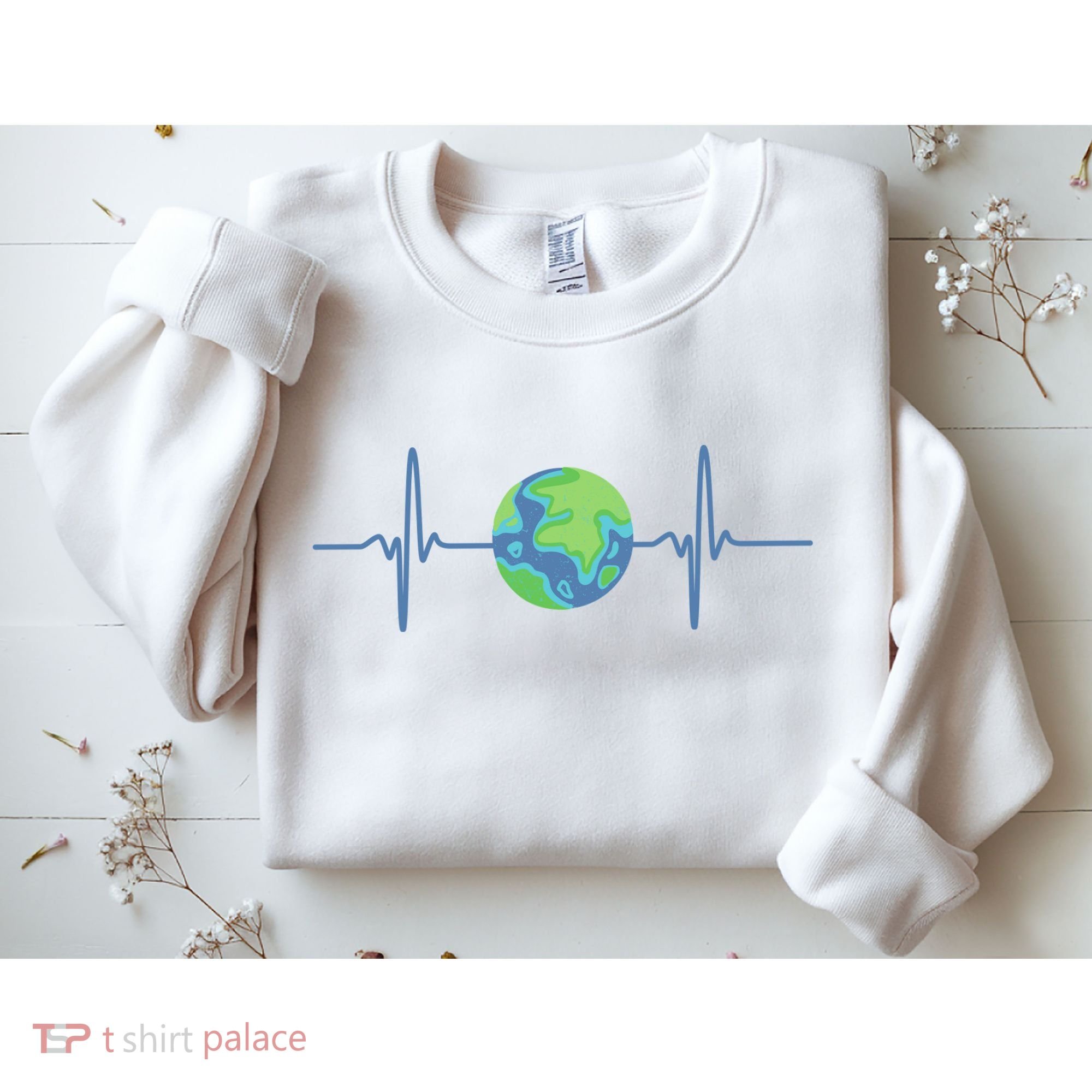 Earth Day Heartbeat Sweatshirt