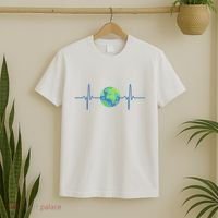 Earth Day Heartbeat T-Shirt thumb 2