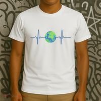 Earth Day Heartbeat T-Shirt thumb 3