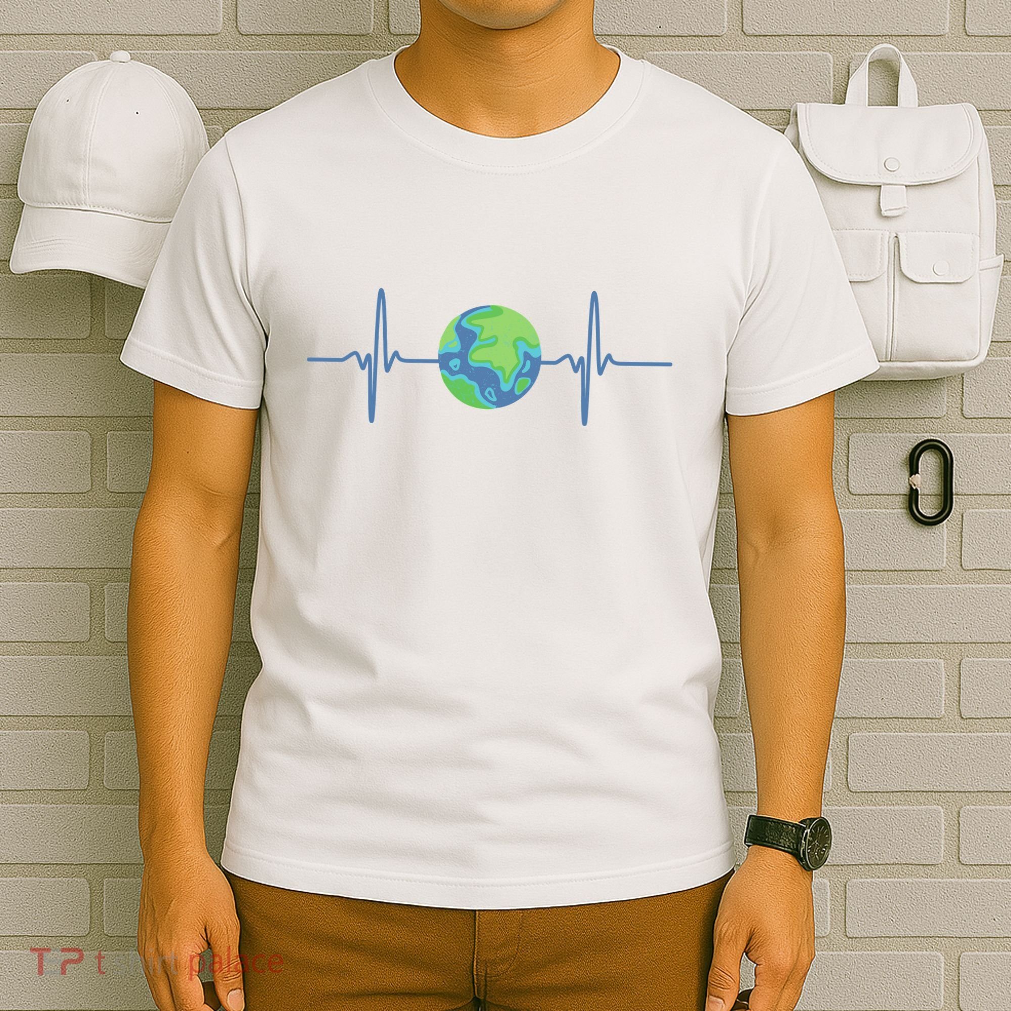 Earth Day Heartbeat T-Shirt