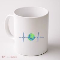 Earth Day Heartbeat Coffee Mug thumb 0