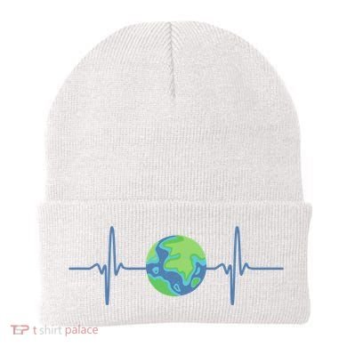 Earth Day Heartbeat Beanie