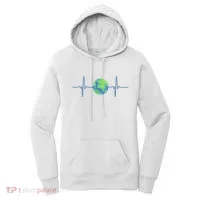 Earth Day Heartbeat Women's Hoodie thumb 0