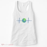 Earth Day Heartbeat Women's Tank Top thumb 0