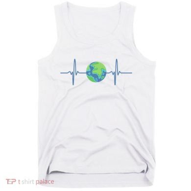 Earth Day Heartbeat Tank Top