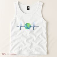 Earth Day Heartbeat Tank Top thumb 2