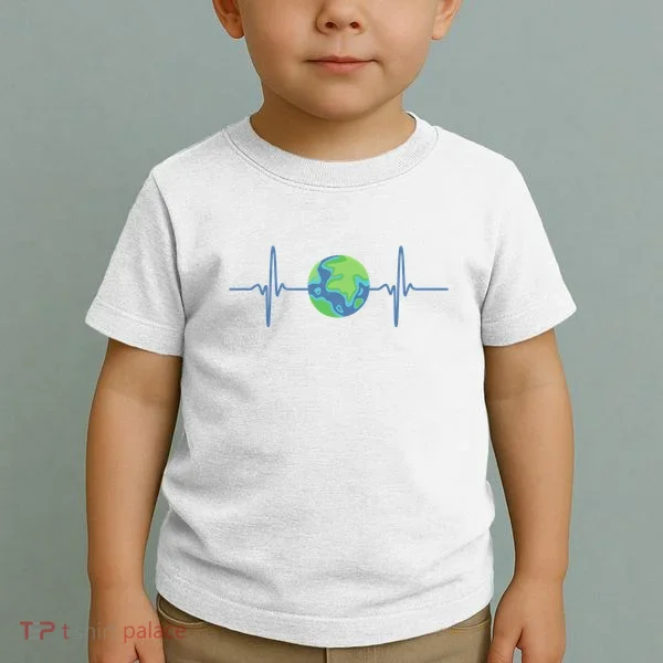 Earth Day Heartbeat Toddler T-Shirt