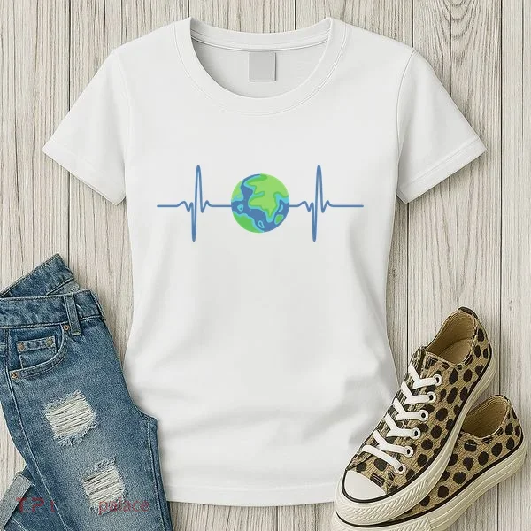 Earth Day Heartbeat Women's T-Shirt