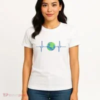 Earth Day Heartbeat Women's T-Shirt thumb 4