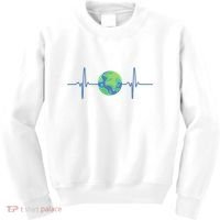 Earth Day Heartbeat Kids Sweatshirt thumb 0