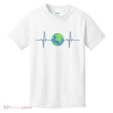 Earth Day Heartbeat Kids T-Shirt