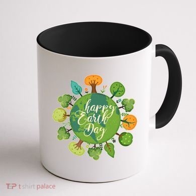 Earth Day Happy Earth Day Trees Coffee Mug back