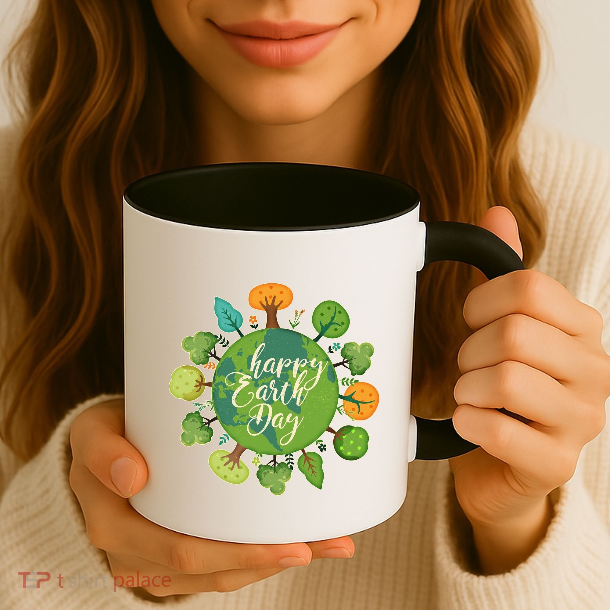 Earth Day Happy Earth Day Trees Coffee Mug