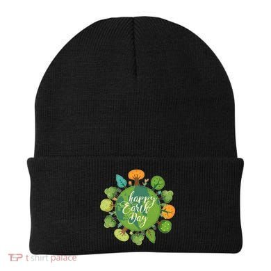 Earth Day Happy Earth Day Trees Beanie