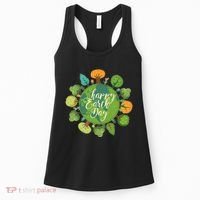 Earth Day Happy Earth Day Trees Women's Tank Top thumb 0