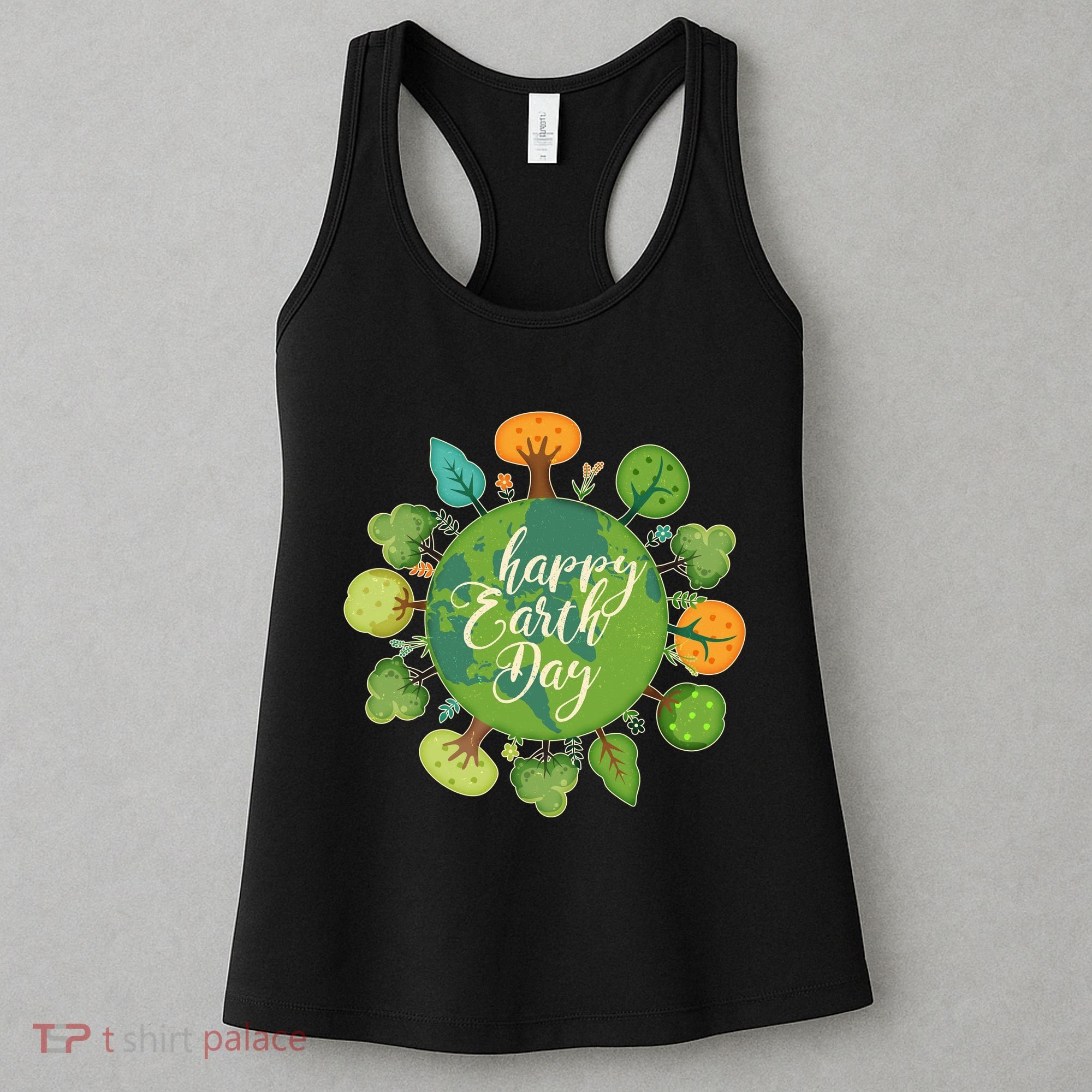 Earth Day Happy Earth Day Trees Women's Tank Top