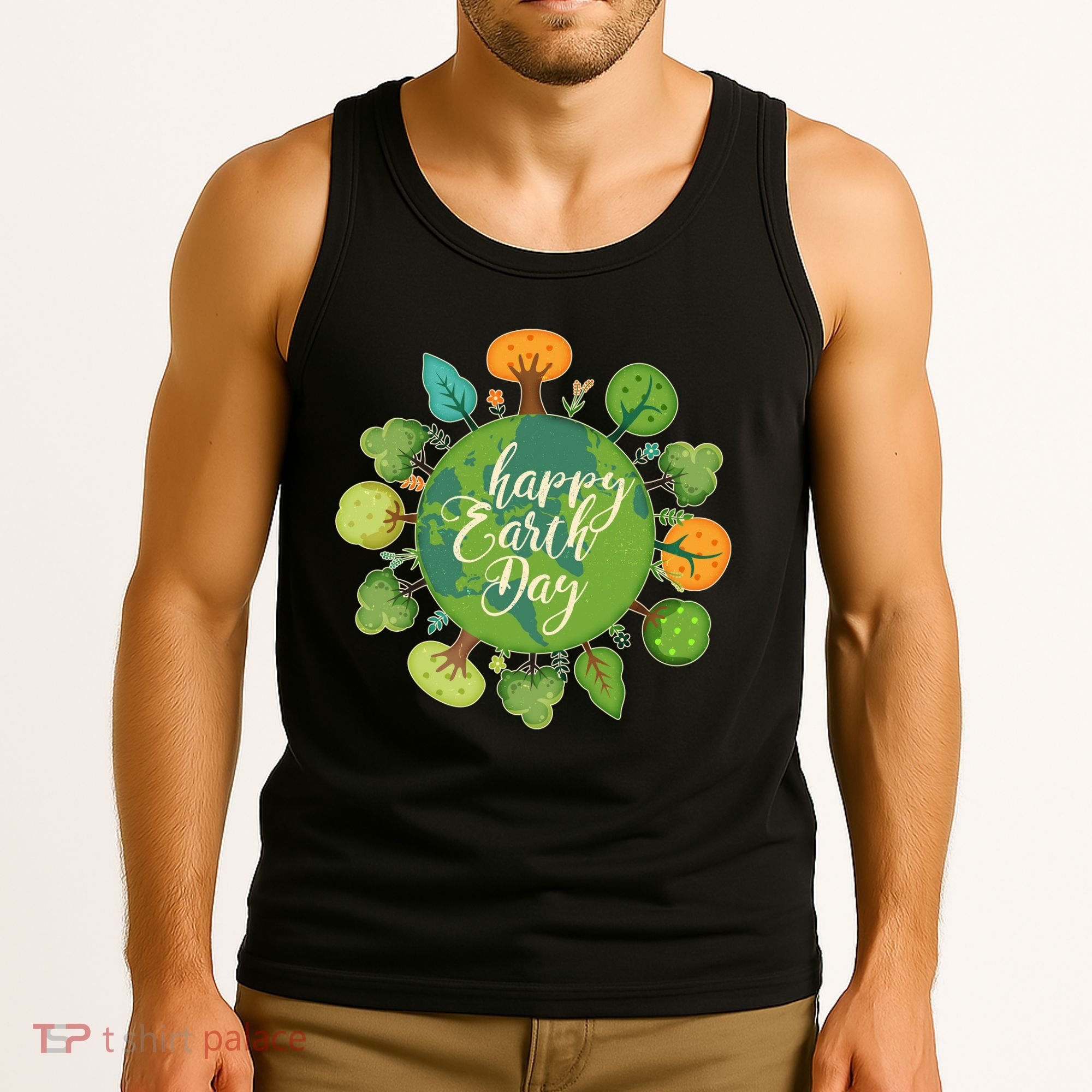 Earth Day Happy Earth Day Trees Tank Top