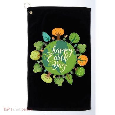 Earth Day Happy Earth Day Trees Golf Towel