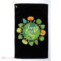 Earth Day Happy Earth Day Trees Golf Towel thumb 0