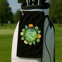 Earth Day Happy Earth Day Trees Golf Towel thumb 2