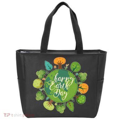 Earth Day Happy Earth Day Trees Tote Bag