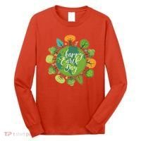 Earth Day Happy Earth Day Trees Long Sleeve Shirt thumb 0