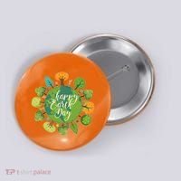 Earth Day Happy Earth Day Trees Button thumb 0