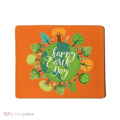 Earth Day Happy Earth Day Trees Mousepad