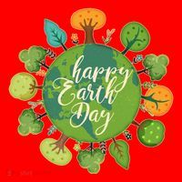 Earth Day Happy Earth Day Trees Santa Hat thumb 1