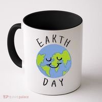 Earth Day Happy Planet Coffee Mug thumb 0