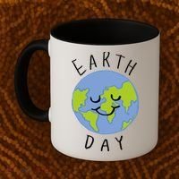 Earth Day Happy Planet Coffee Mug thumb 2