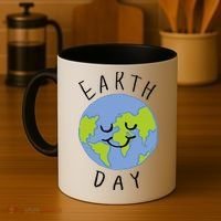 Earth Day Happy Planet Coffee Mug thumb 4