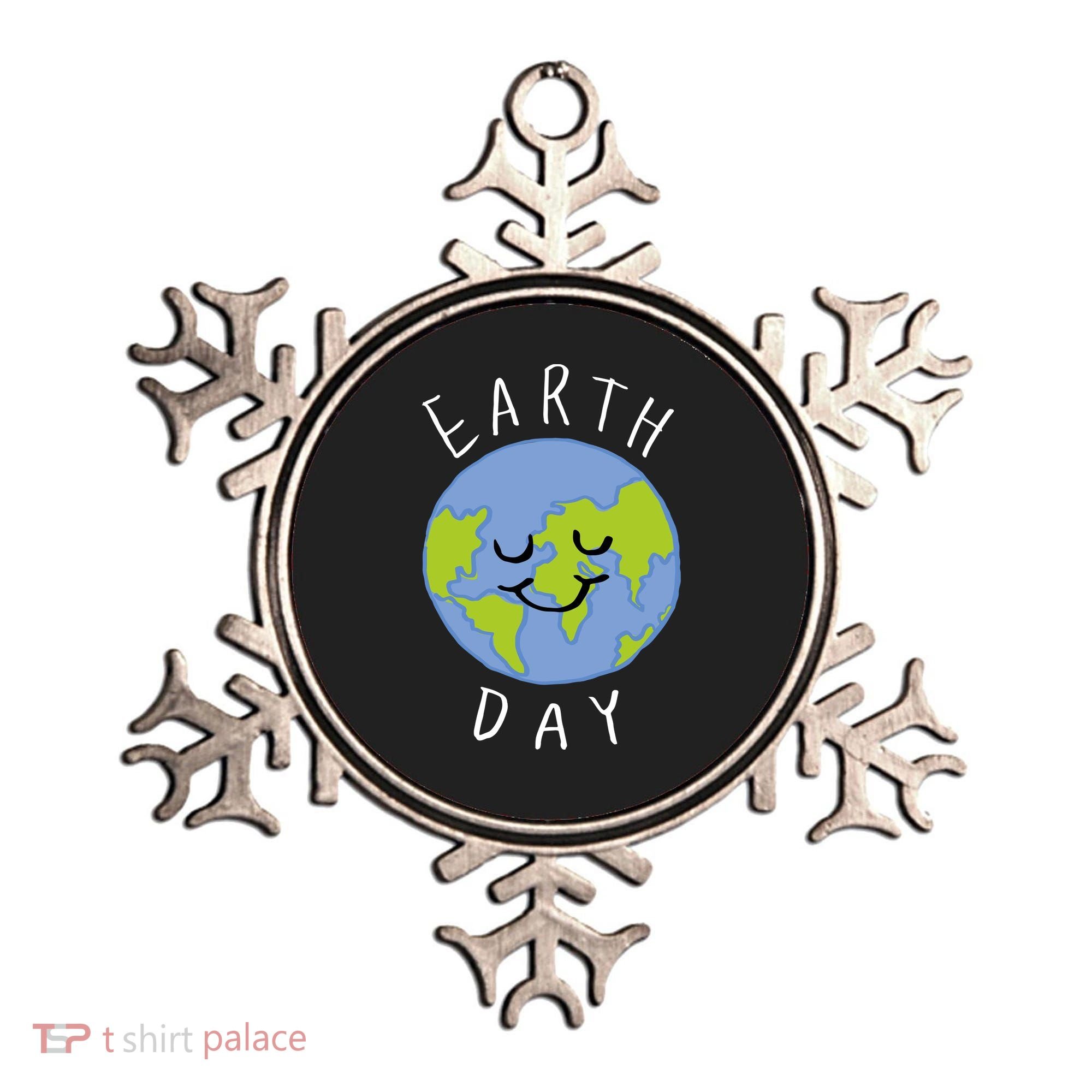 Earth Day Happy Planet Ornament
