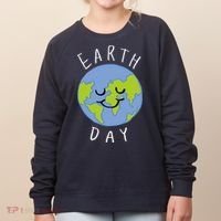 Earth Day Happy Planet Women's Sweatshirt thumb 0