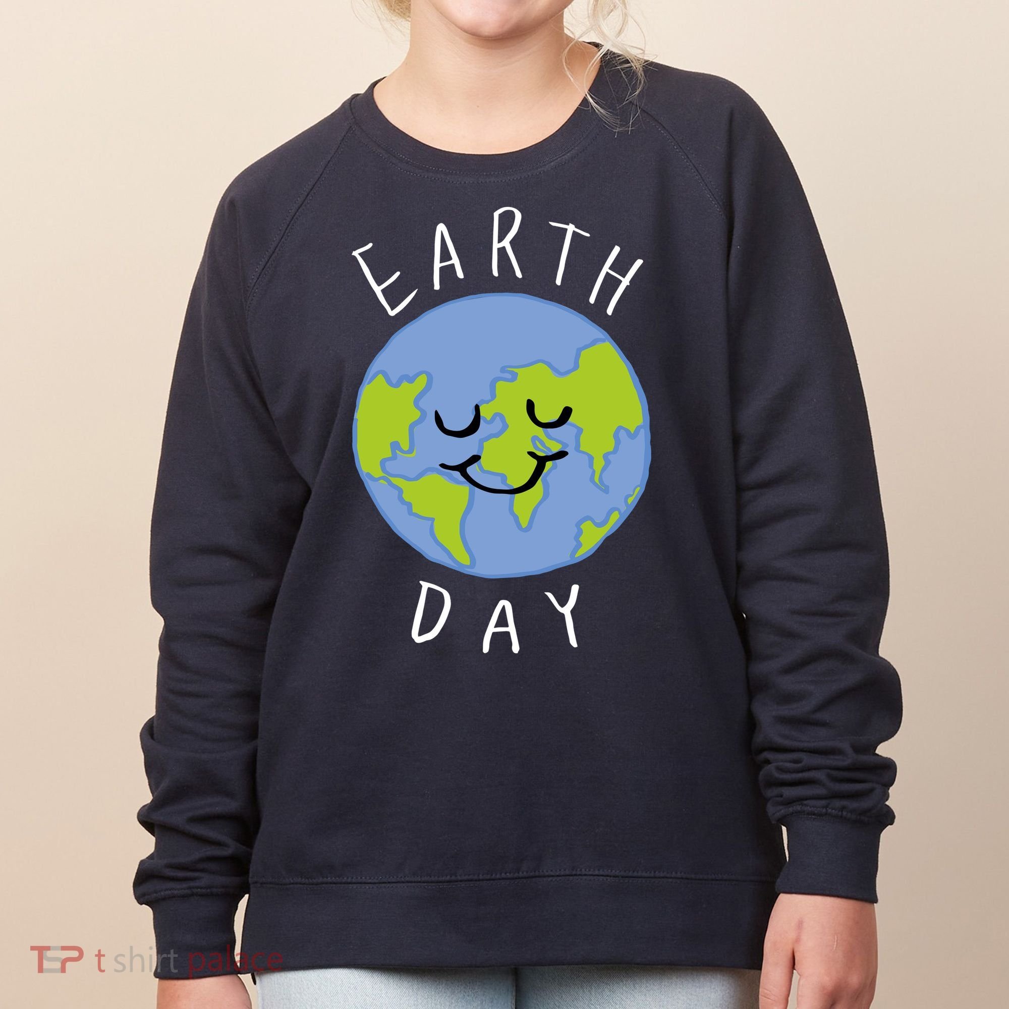 Earth Day Happy Planet Women's Sweatshirt