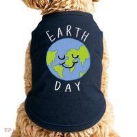 Earth Day Happy Planet Doggie Tank thumb 0