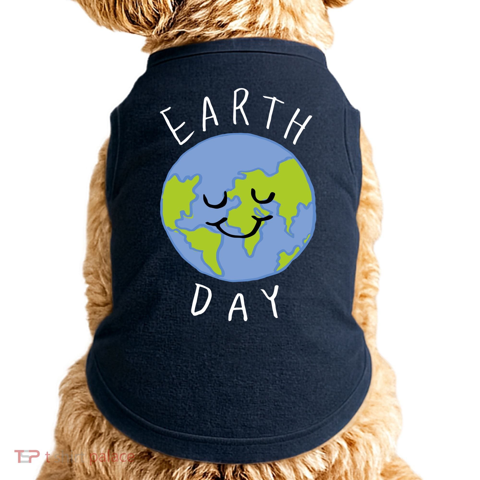 Earth Day Happy Planet Doggie Tank