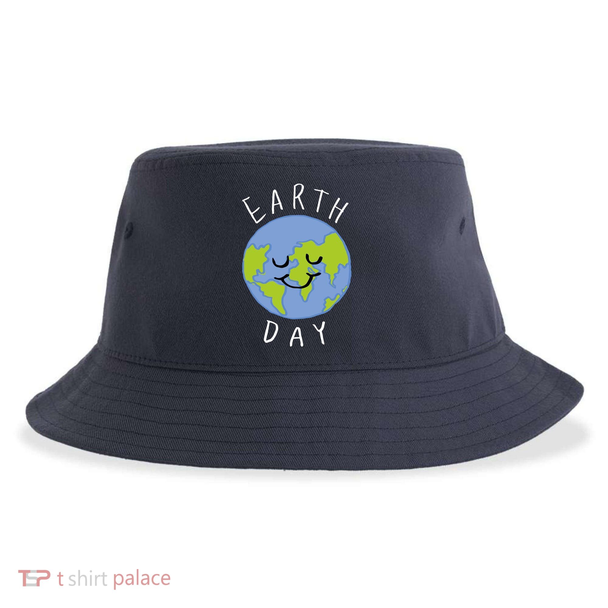 Earth Day Happy Planet Sustainable Bucket Hat