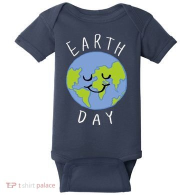 Earth Day Happy Planet Baby Bodysuit