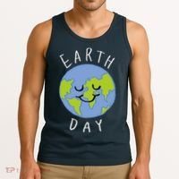 Earth Day Happy Planet Tank Top thumb 3