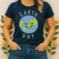 Earth Day Happy Planet Women's T-Shirt thumb 2