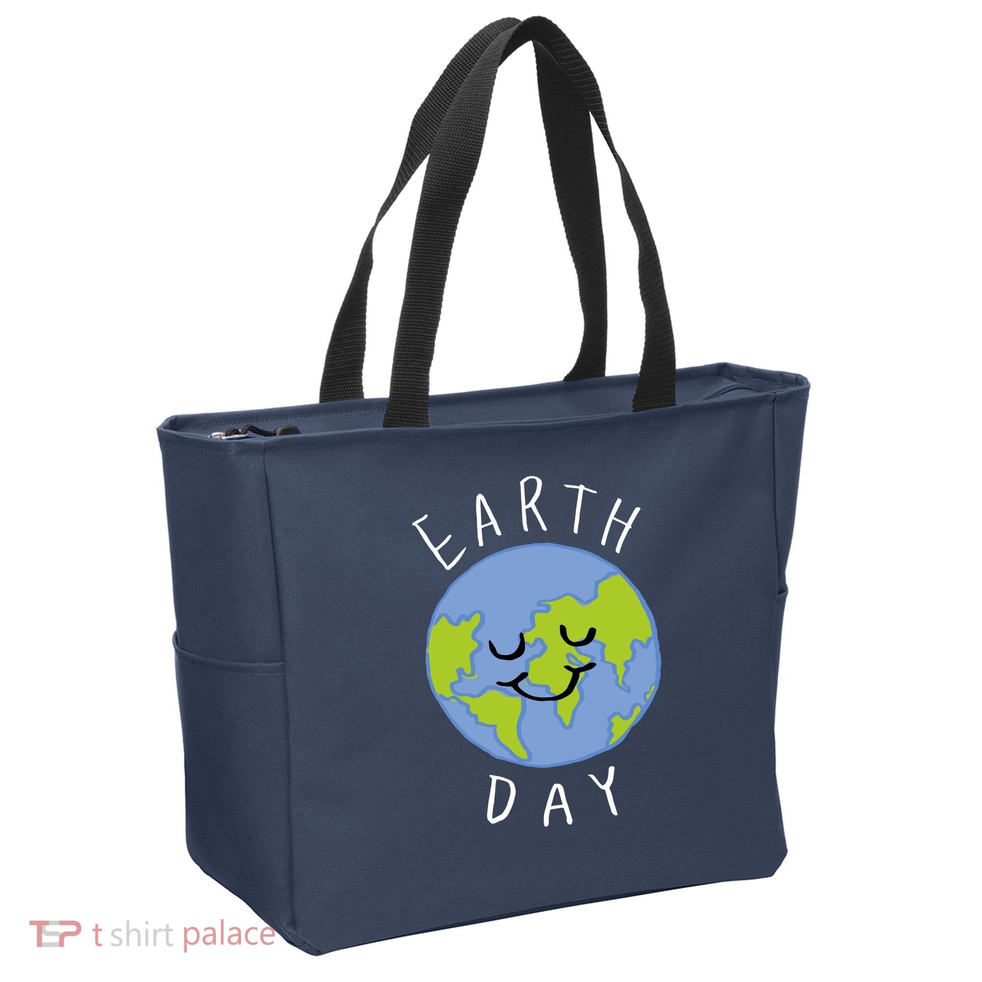 Earth Day Happy Planet Tote Bag
