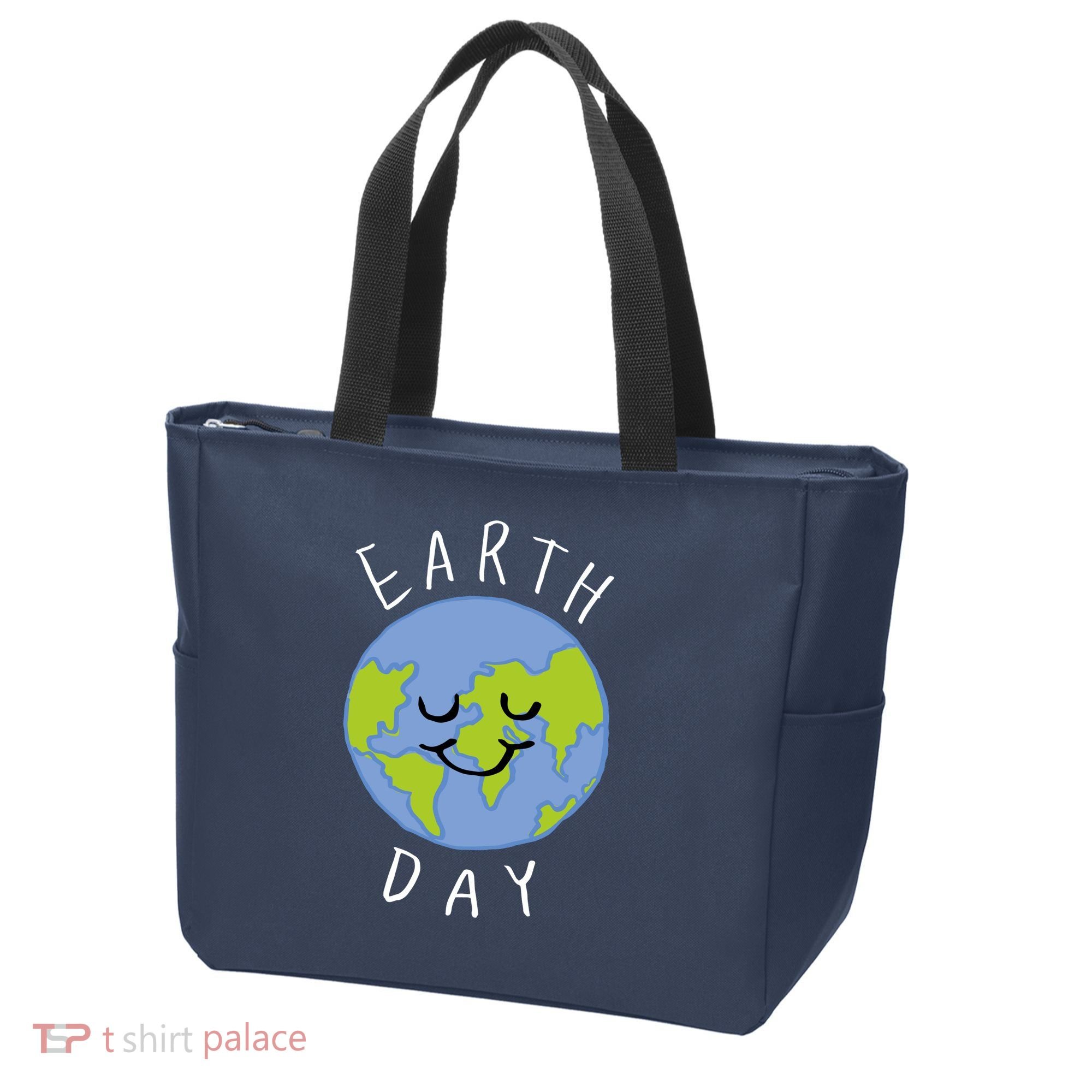 Earth Day Happy Planet Tote Bag