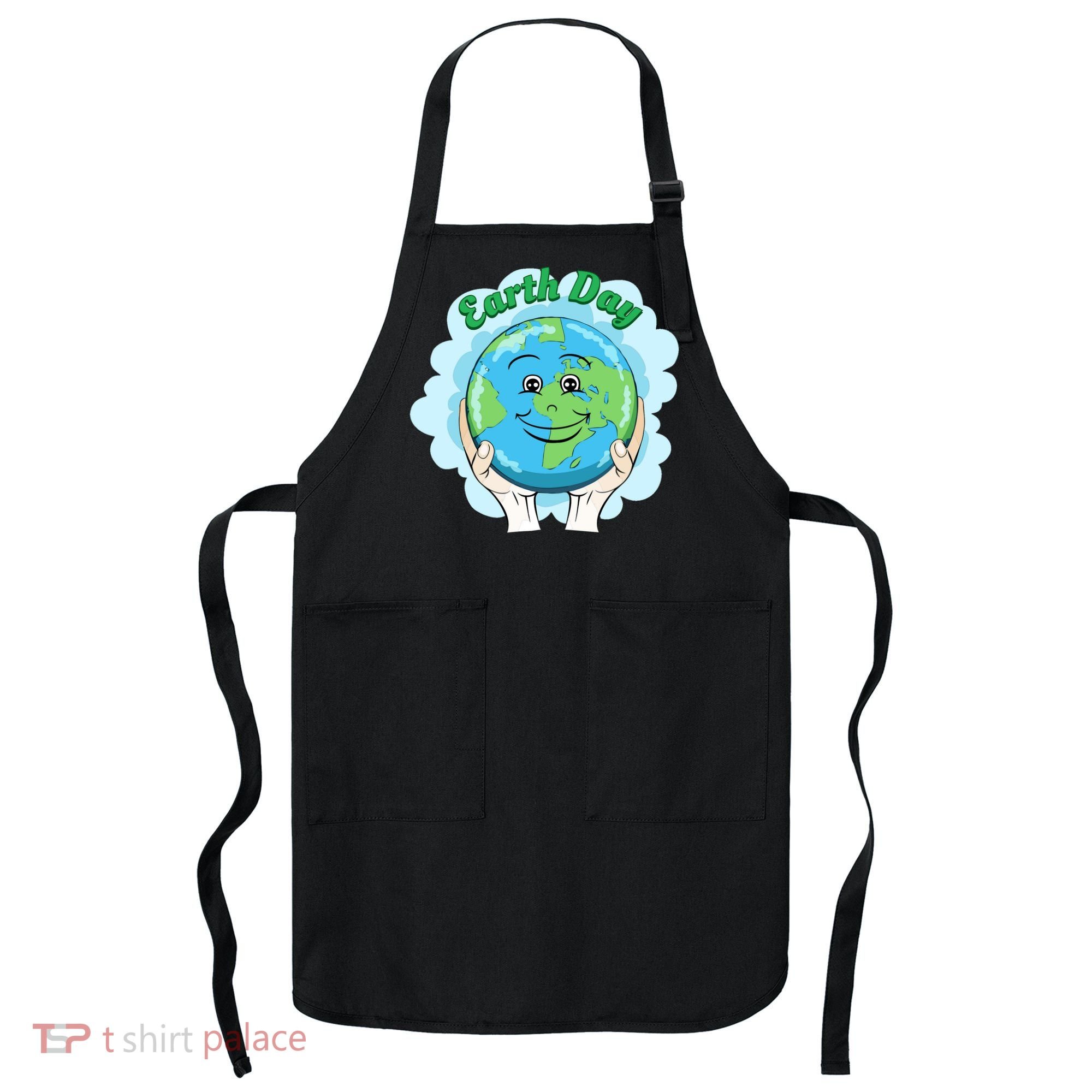 Earth Day Happy Globe Apron
