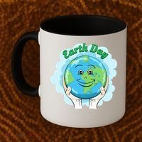Earth Day Happy Globe Coffee Mug thumb 2